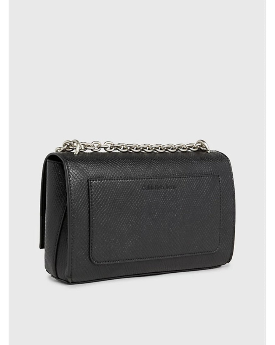 Ck Acc Calvin Klein - Sculpted Flap With Chain Snake Bag | Bags