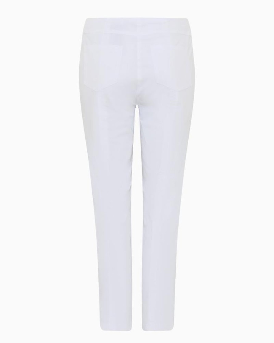 Robell Robell - Cotton Bella Trouser White | Trousers