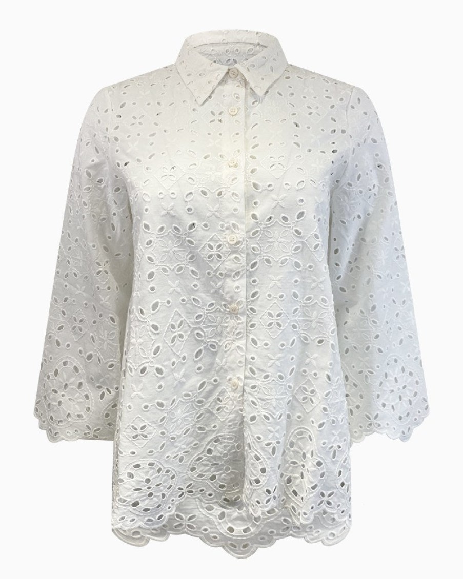 Sani Blu Sani Blu - Lace Shirt | Tops