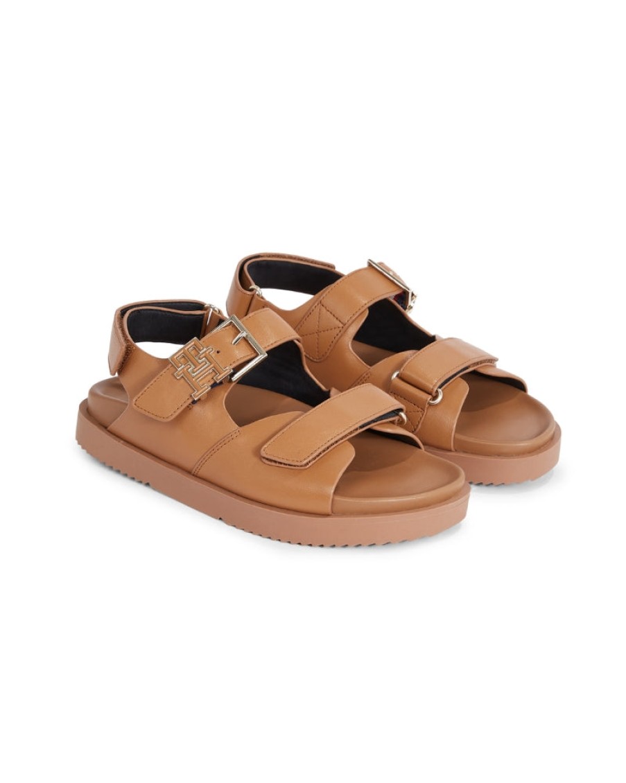 Tommy Foot Tommy Hilfiger - Hardware Leather Sporty Sandal | Sandals