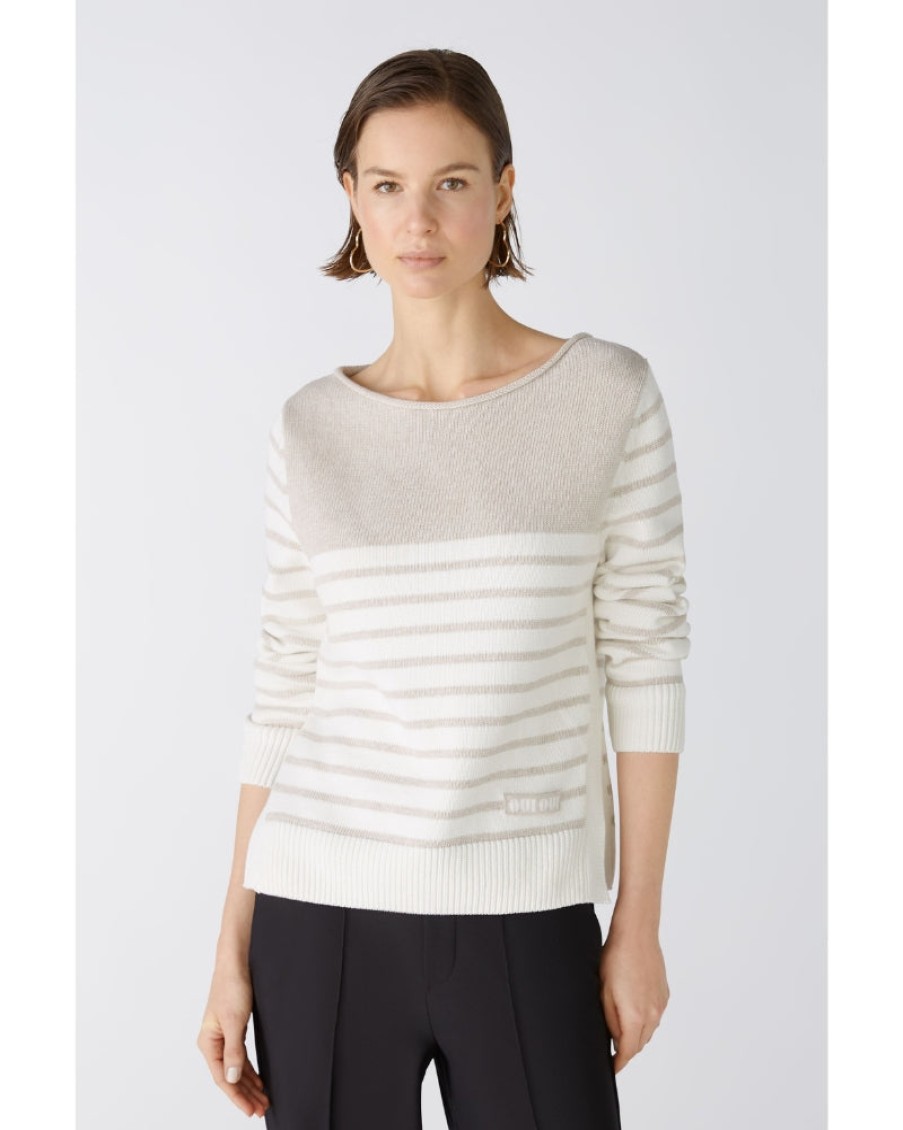 Oui Oui - Stripe Jumper | Knitwear