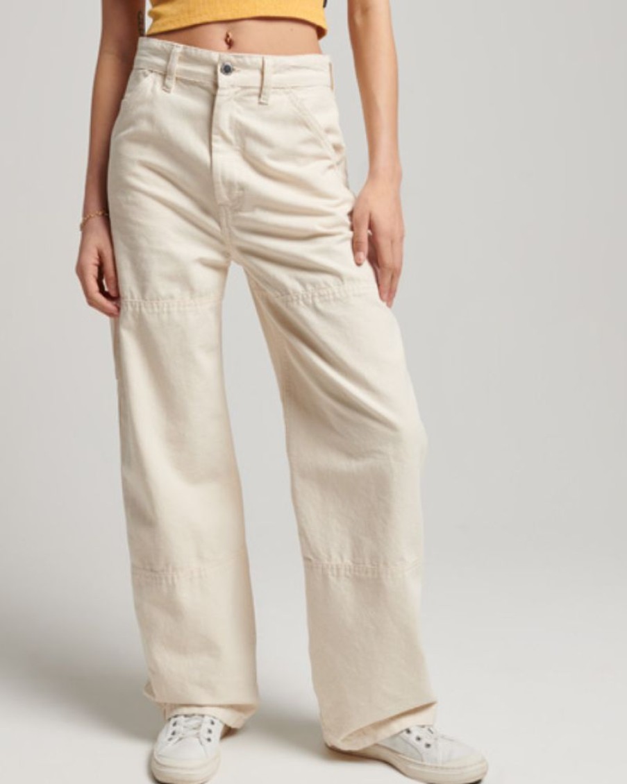 Superdry Superdry - Vintage Wide Carpenter Pants | Trousers