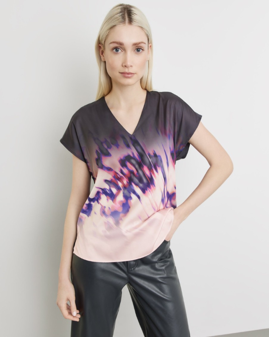 Taifun Taifun - V-Neck T-Shirt | Tops