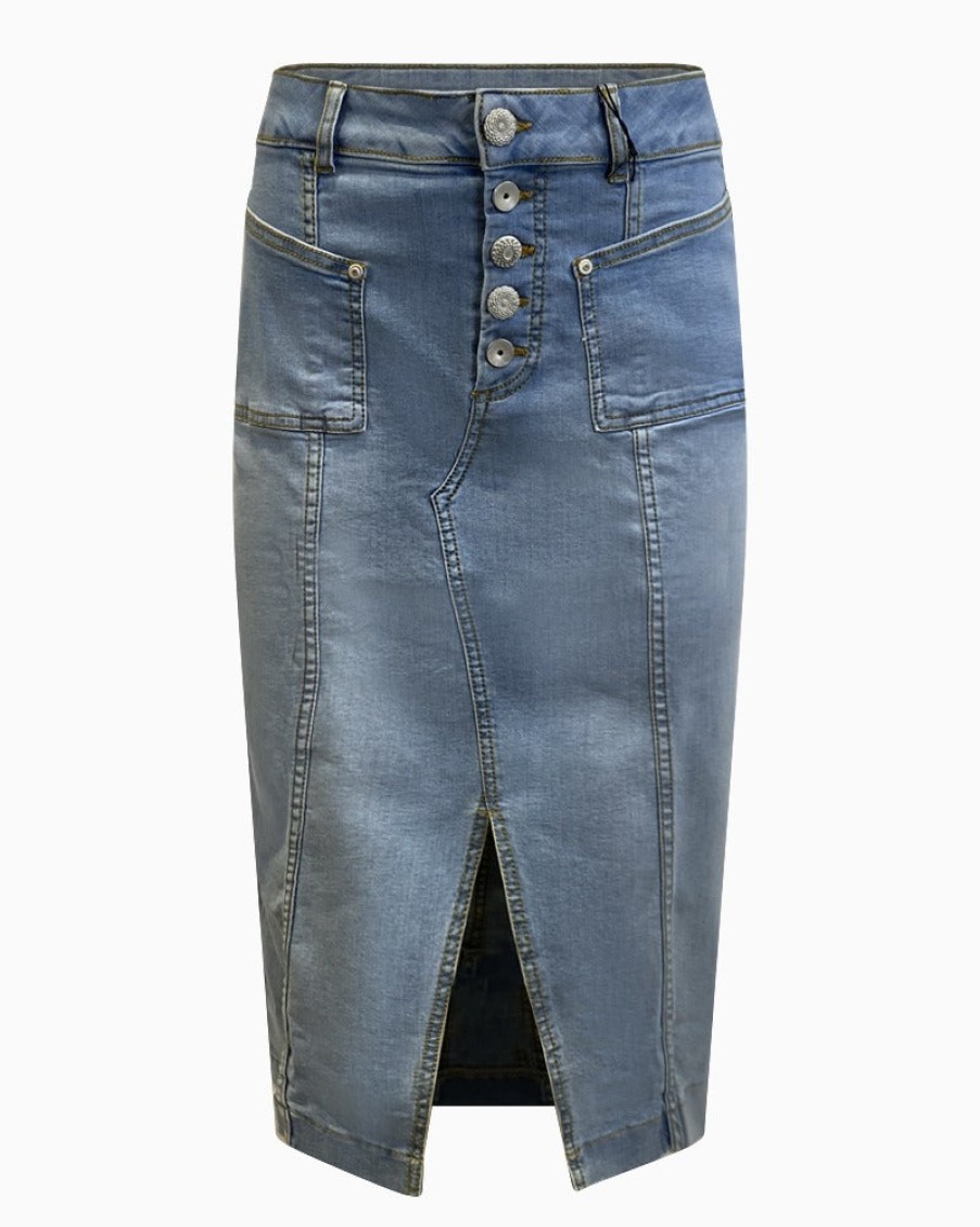 Eva Kayan Eva Kayan - Denim Pencil Skirt | Skirts