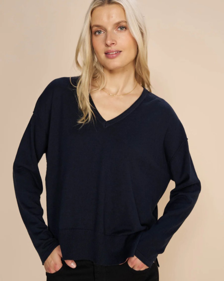 Mos Mosh Mos Mosh - Tani V-Neck Knit Top | Tops