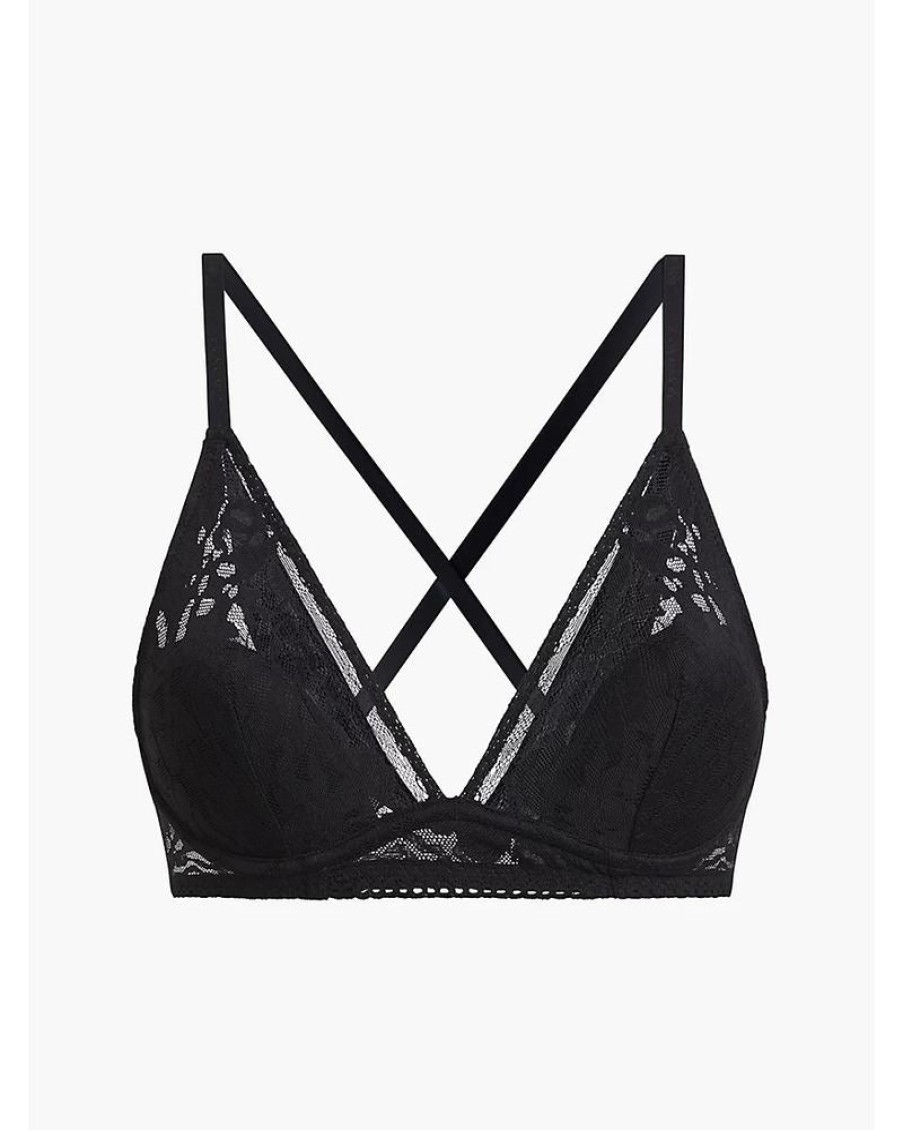 Ck Uw Calvin Klein - Lightly Lined Plunge Bra | Bras