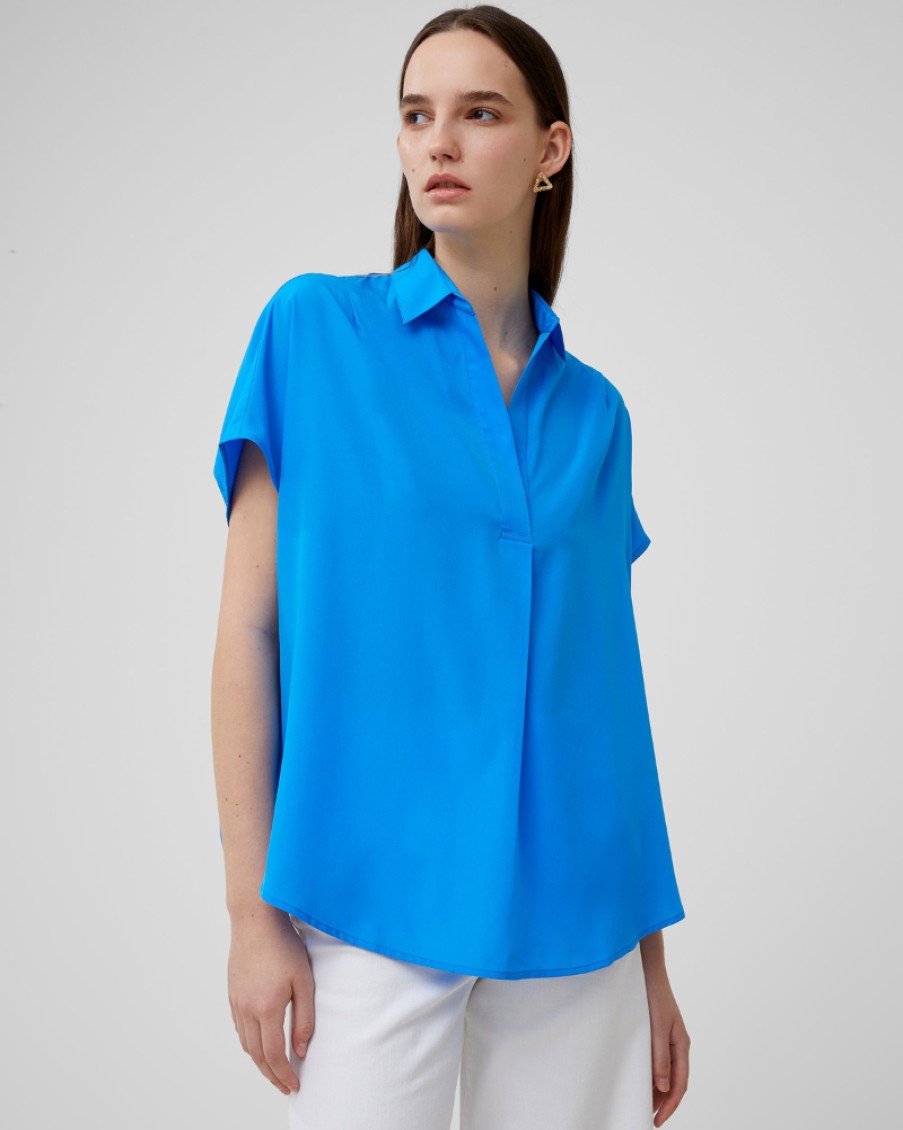 French Connection French Connection - Crepe Light Popover Shirt | Shirts & Blouses