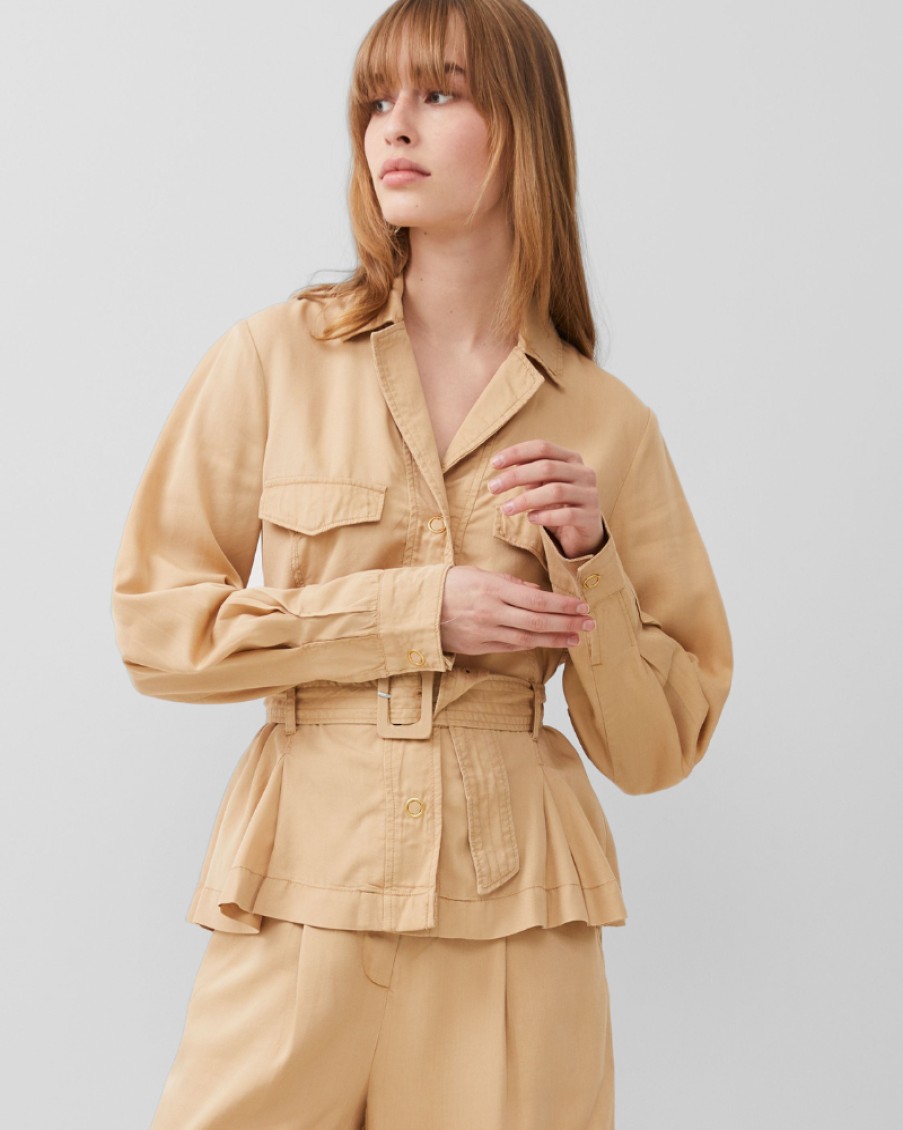 French Connection French Connection - Elkie Twill Belted Jacket | Blazers