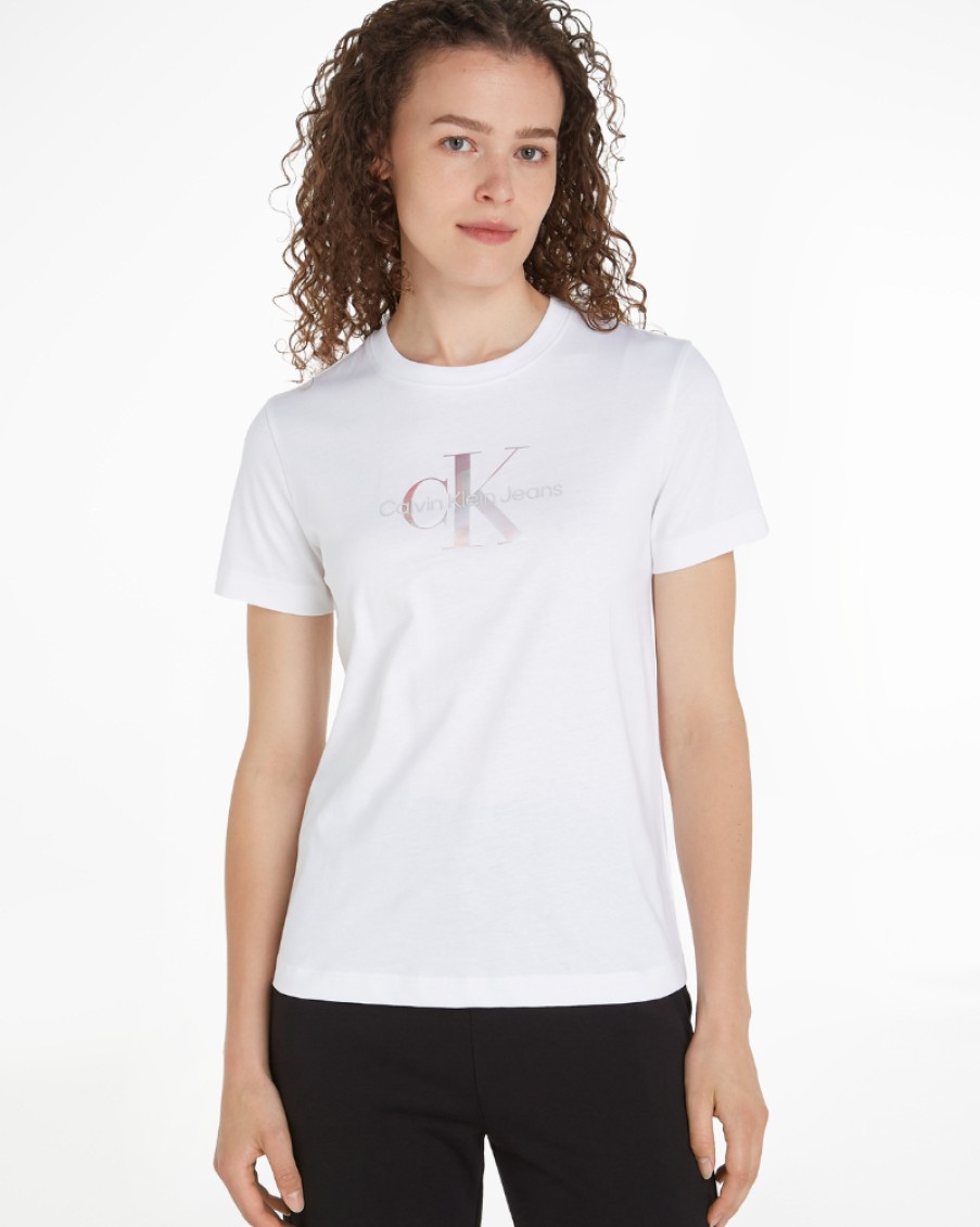 Ck Jeans Ck Jeans - Diffused Monologo Reg Tee | Tops