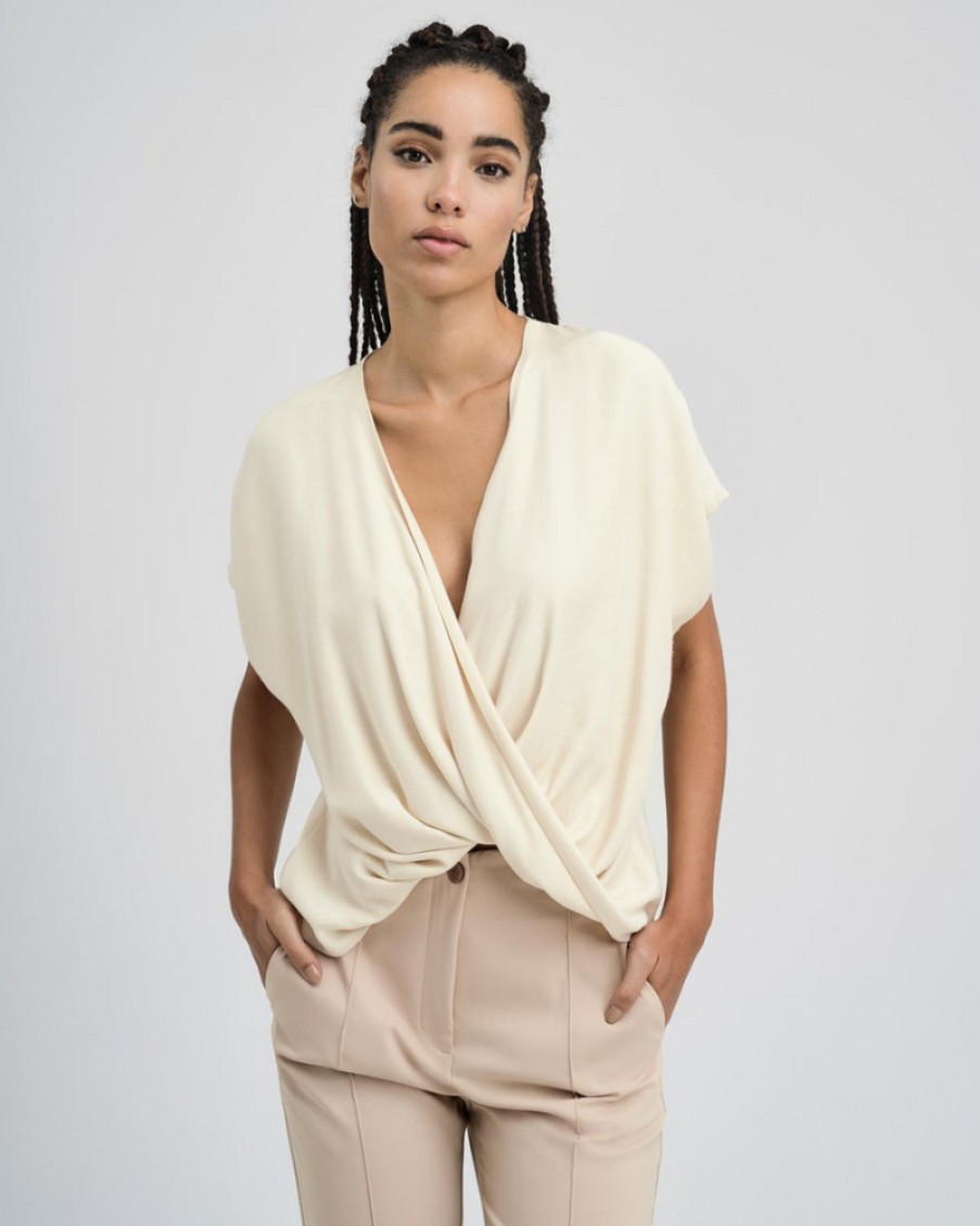 Access Access - Wrap Draped Blouse | Shirts & Blouses