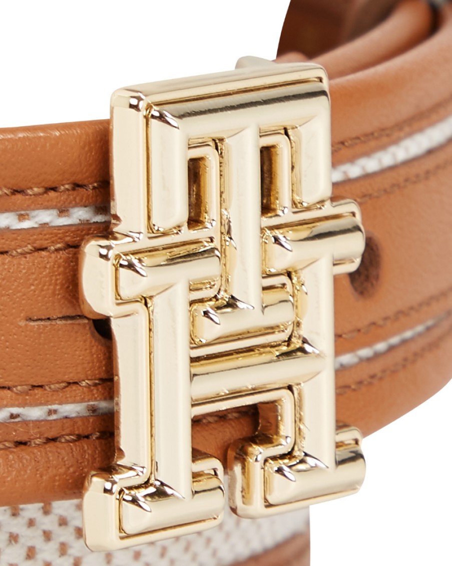 Tommy Acc Tommy Hilfiger - Th Logo Bombe Canvas Belt | Belts