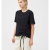 French Connection French Connection - Rallie Cotton Rouched T-Shirt | Tops