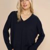 Mos Mosh Mos Mosh - Tani V-Neck Knit Top | Knitwear