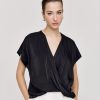 Access Access - Wrap Draped Blouse | Tops