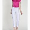 Robell Robell - Bella Seersucker Trousers White | Shorts