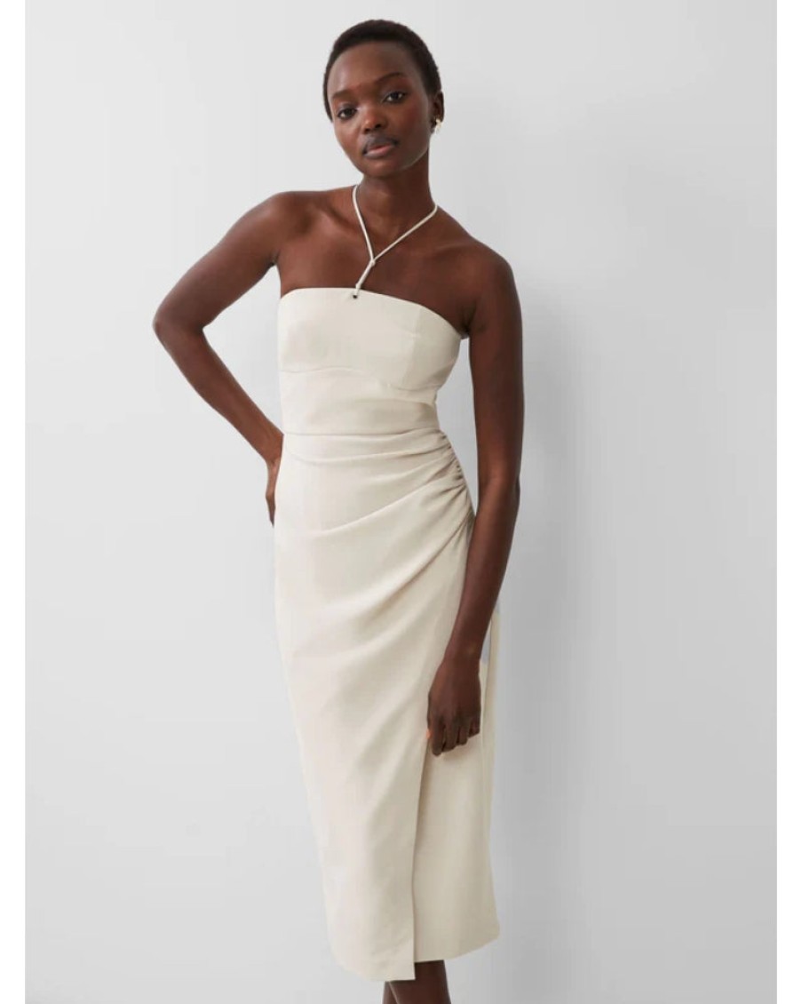 French Connection French Connection - Echo Crepe Halter Dress | Dresses