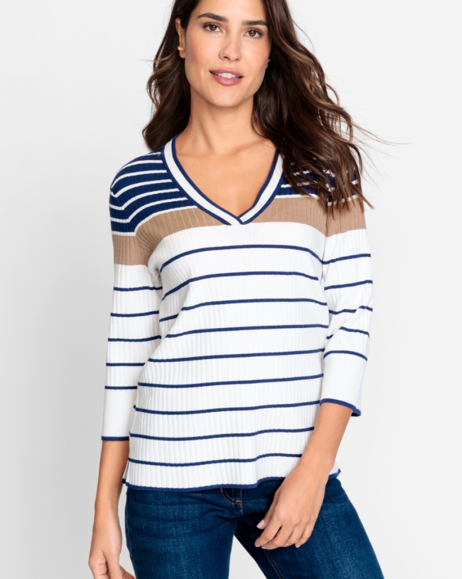 Olsen Olsen - V Neck Jumper | Knitwear