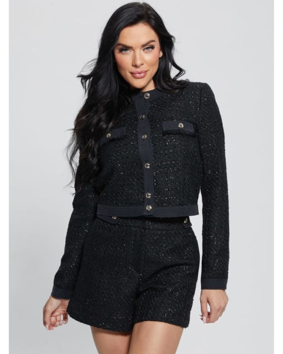 Guess Jeans Guess Jeans - Clarissa Tweed Jacket | Coats & Jackets