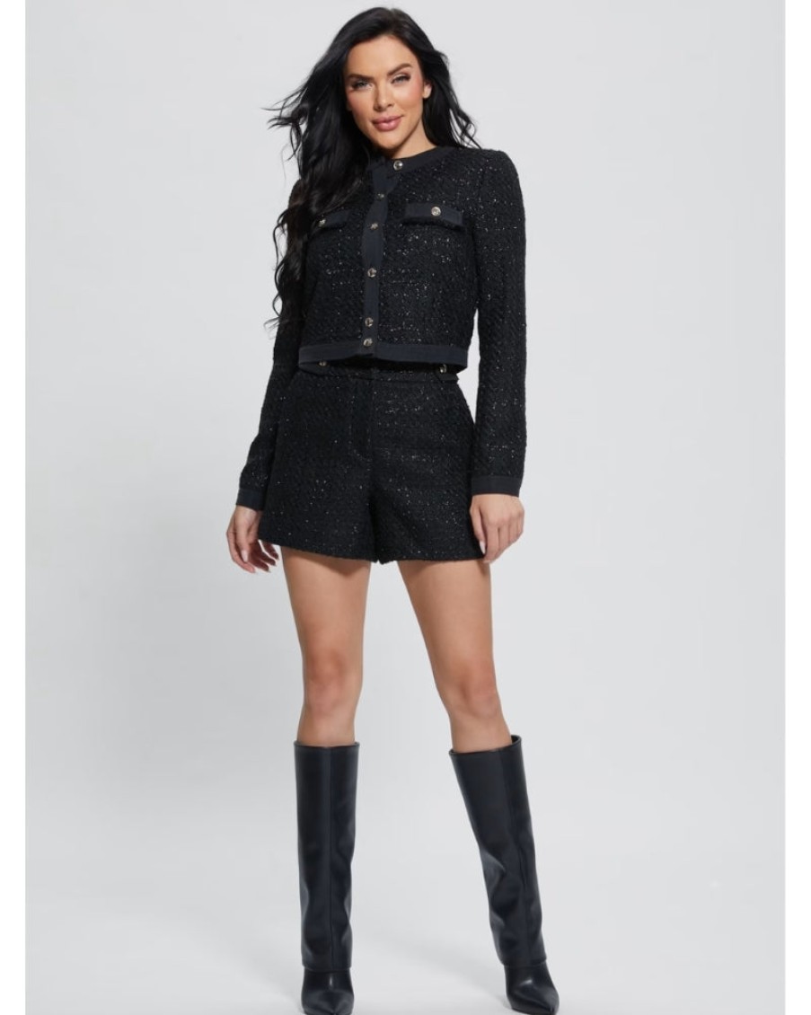 Guess Jeans Guess Jeans - Clarissa Tweed Jacket | Coats & Jackets