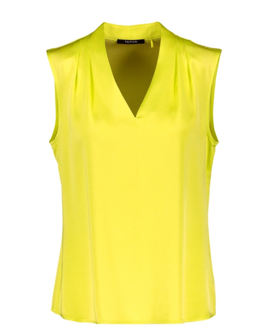 Taifun Taifun - Sleeveless Blouse | Tops