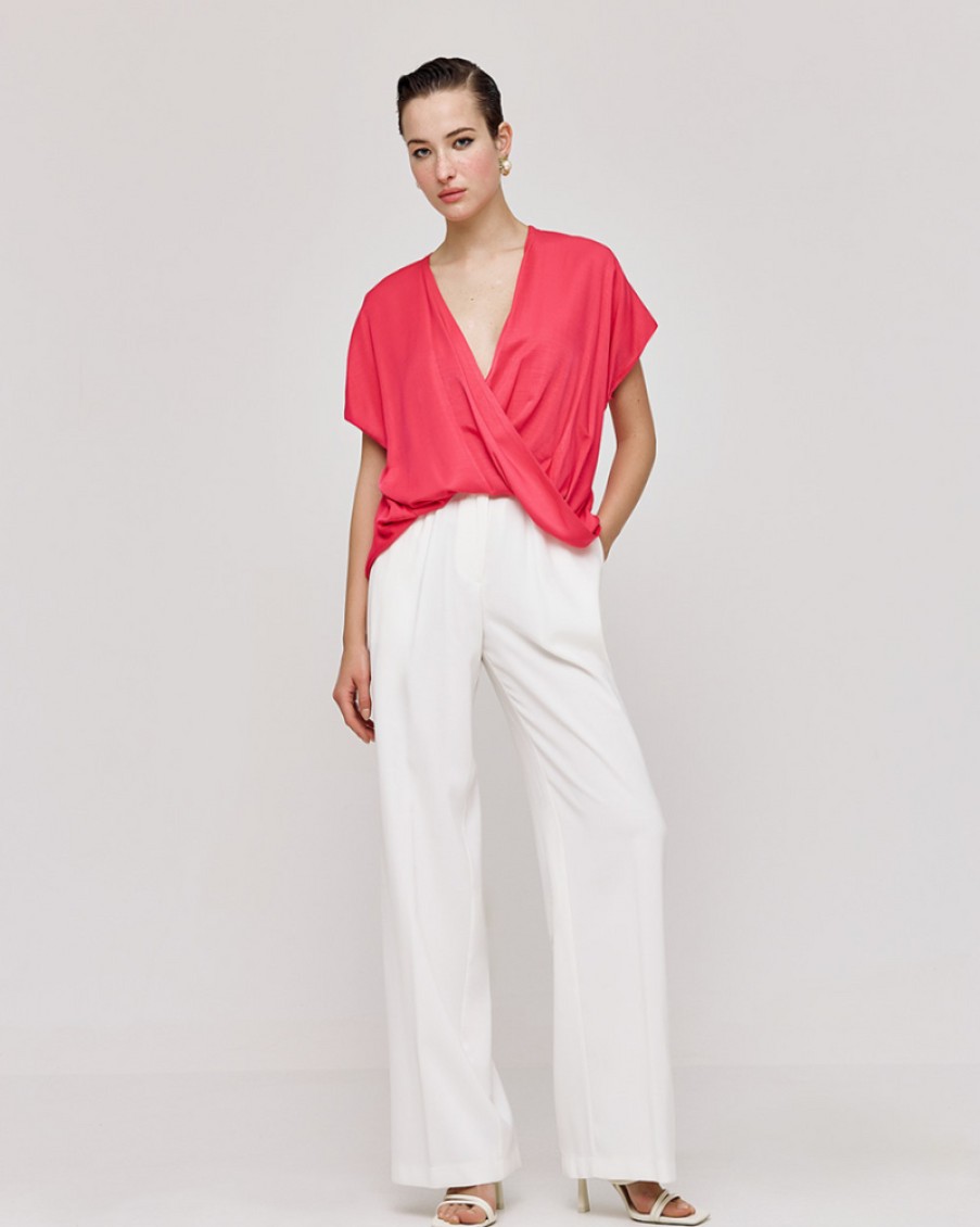 Access Access - Wrap Draped Blouse | Shirts & Blouses