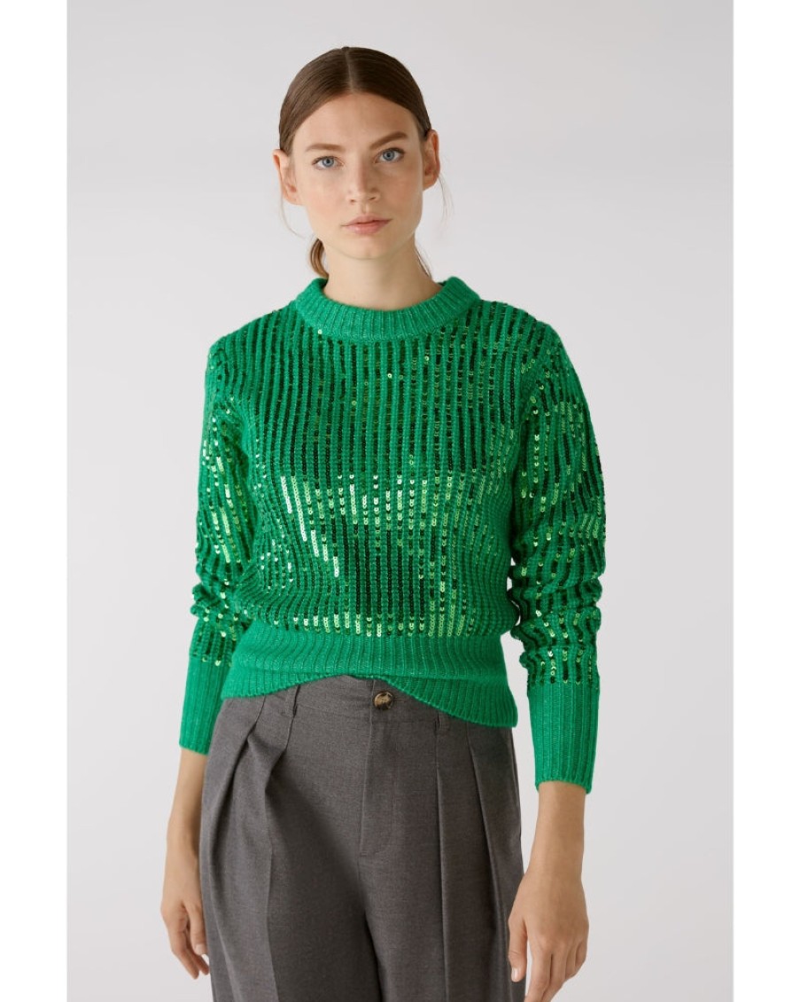 Oui Oui - Sequin Jumper | Tops