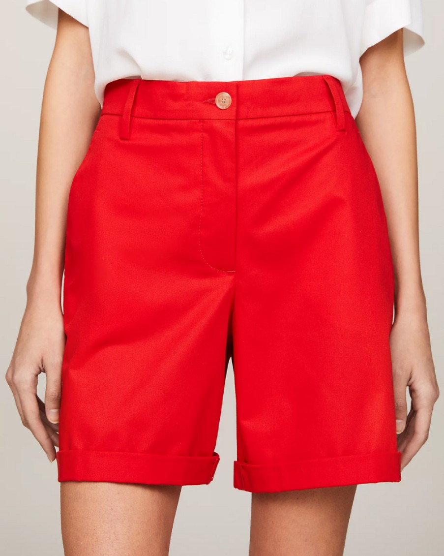 Tommy Women Tommy Hilfiger - Blend Chino Shorts | Shorts