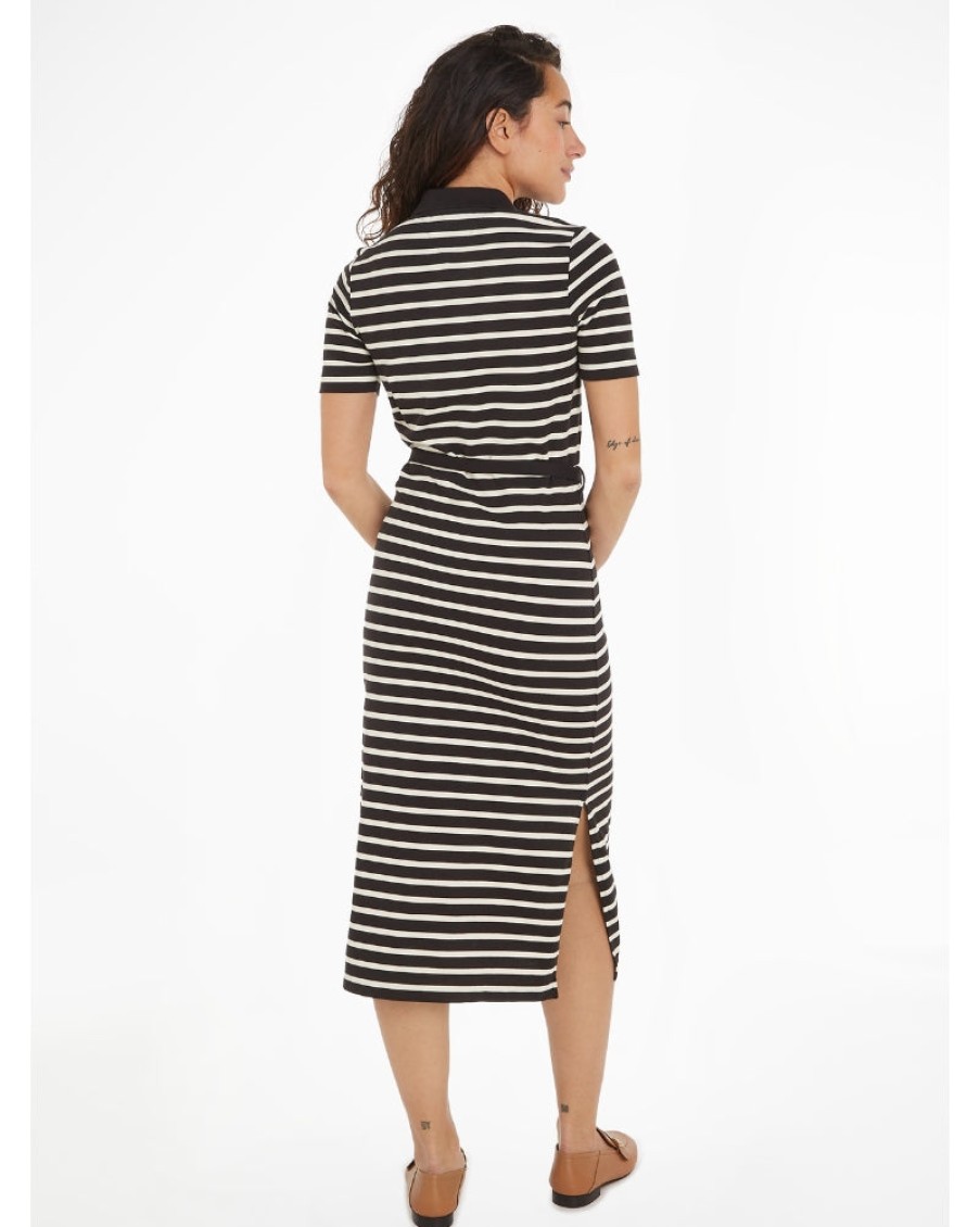 Tommy Women Tommy Hilfiger - Breton Midi Polo Dress | Dresses