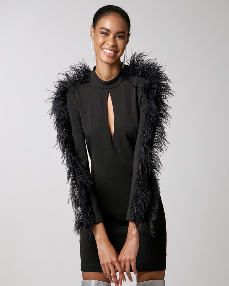 Access Access - Feather Long Sleeve Dress | Dresses