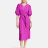 Taifun Taifun - Puff Sleeves Dress | Dresses