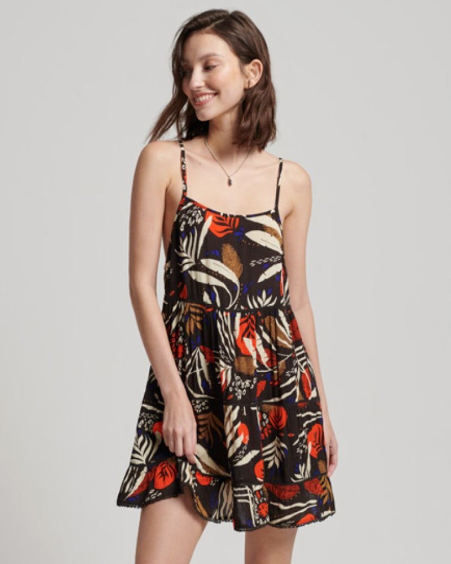 Superdry Superdry - Vintage Mini Beach Cami Dress | Dresses