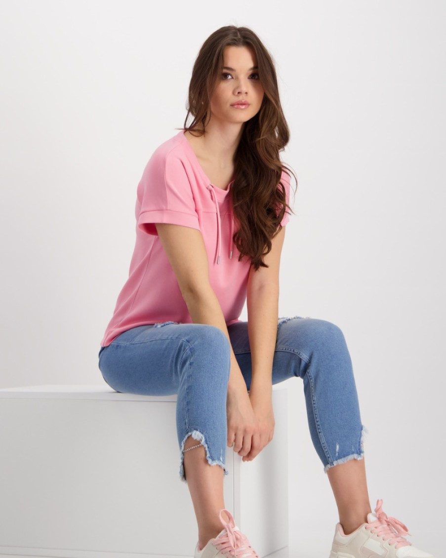 Monari Monari - Short Sleeve Sweatshirt | Tops