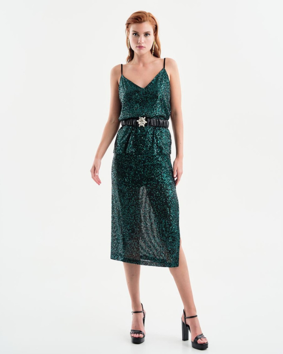 Access Access - Sequin Midi Skirt | Skirts