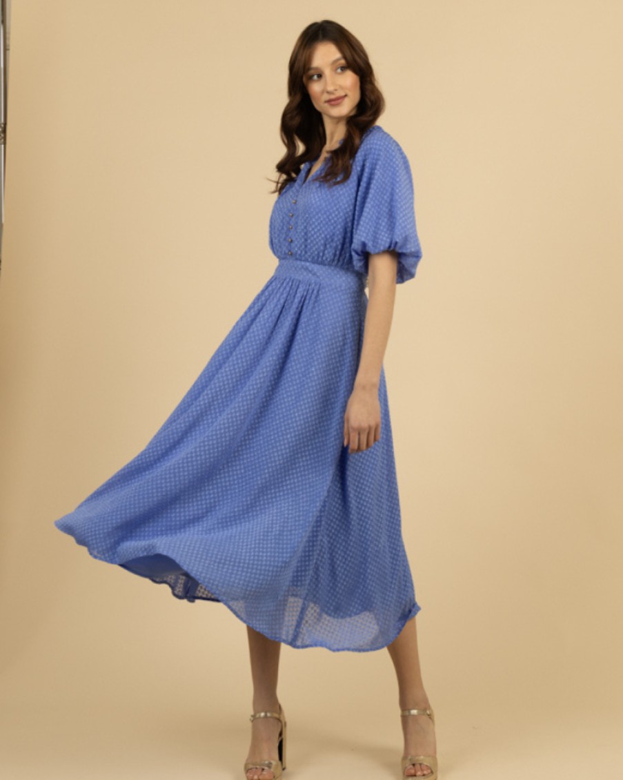 Fee G Fee G - Puff Sleeve Midi Dress | Dresses